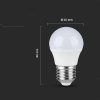 Żarówka LED V-TAC 6.5W E27 kulka G45 VT-290-N 3000K 600lm